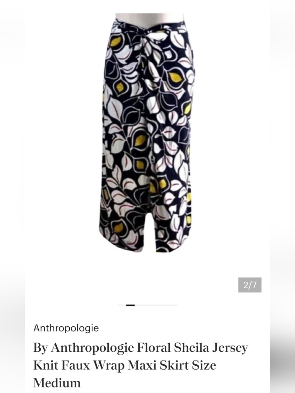 Anthropologie Sheila Sarong Wrap